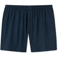 Schiesser Boxers ' Cotton Casuals ' bleu foncé