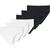 Schiesser Slip noir / blanc