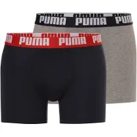 Puma Boxers gris / rouge sang / noir / blanc