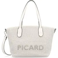 PICARD Cabas gris clair / blanc / blanc cassé