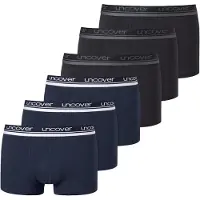 Schiesser Boxers 'Uncover' bleu marine / gris / noir / blanc naturel