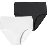 Schiesser Slip 'Invisible Soft' noir / blanc