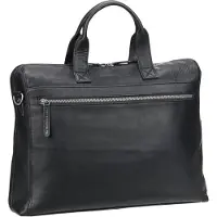 Chesterfield Levanto Porte-documents en cuir 40 cm Compartiment pour ordinateur portable (15"), Sac pour notebook, Noir