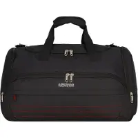 American Tourister Sac de voyage 'Bombay Beach' rouge vif / noir / blanc