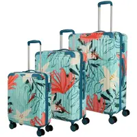Travelite Ensemble de bagages crème / turquoise / rouge / noir