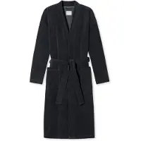 Schiesser Peignoir long ' Feather Terry ' anthracite