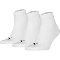 Puma Unisexe, Chaussettes, Quarter Plain, Blanc, (Lot de 3, 47 - 49)