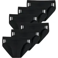 Schiesser Slip noir / blanc