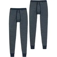 Schiesser Sous-vêtements longs 'Feinripp' bleu foncé