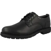 Clarks pour homme. 26173437 BatcombeTieGTX chaussure en cuir noir (43), Plat, Lacets, Casuel