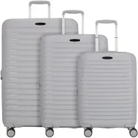 D&N Ensemble de bagages 'Travel Line 4500' gris