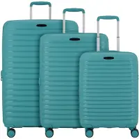 D&N Ensemble de bagages 'Travel Line 4500' vert