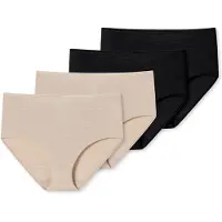 Schiesser Slip ' Modal Essentials ' beige / noir