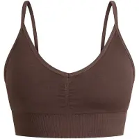 SMILODOX Haut de sport brun foncé