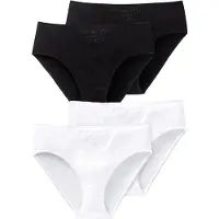 Schiesser Slip 'Essentials' noir / blanc