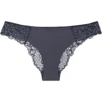 Triumph Slip ' Wild Peony Florale Brazilian ' gris foncé