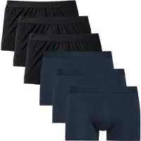 Calida Boxers 'Natural Benefit' bleu marine / noir