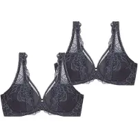 Triumph Soutien-gorge ' Wild Peony Florale ' gris fumé / gris foncé