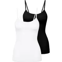 Calida Maillot de corps noir / blanc
