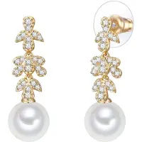 Lulu & Jane Boucles d'oreilles jaune d'or