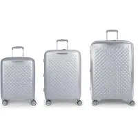 Gabol Queens Set de valises à 4 roulettes 3 pièces avec soufflet extensible
