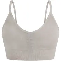 SMILODOX Soutien-gorge de sport gris / noir