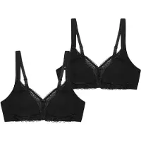 Triumph Soutien-gorge ' Modern Lace+Cotton ' noir