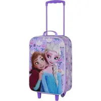 KARACTERMANIA Disney Frozen 2 Beauty Soft 3d Trolley Bag Violet Enfants
