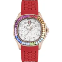 Philipp Plein Montre à affichage analogique or / rouge clair / blanc