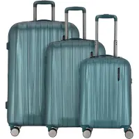 Polestream (STRZ) Ensemble de bagages 'Moonrock' bleu cyan