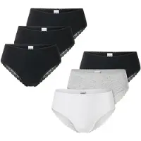 Schiesser Slip ' Modern Multipacks ' gris chiné / noir / blanc