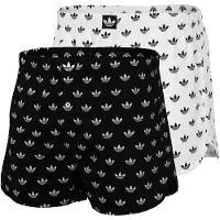Adidas Boxers ' Comfort Cotton Woven ' noir / blanc
