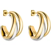 Purelei Boucles d'oreilles 'Cascade' or / argent