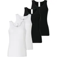 Schiesser Maillot de corps ' Modern Multipacks ' noir / blanc