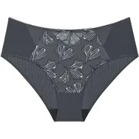 Triumph Slip ' Wild Iris Florale Maxi ' anthracite
