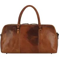 Green Burry GREENBURRY sac de voyage Newport Travel Bag Caramel marron clair