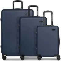 SMARTBOX Ensemble de bagages bleu foncé