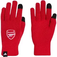 Adidas Gants de sport 'Arsenal' rouge vif / noir / blanc