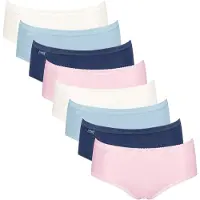 Sloggi Slip 'Basic+' bleu / bleu clair / rose / blanc