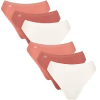 Sloggi Slip 'Basic+' mandarine / orange foncé / blanc