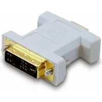 Equip Adapter DVI-I->VGA 1280x1024 St/Bu be Polybeutel