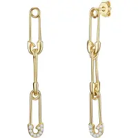 Glanzstücke Boucles d'oreilles or / transparent