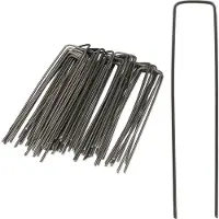 Relaxdays 4052025228309, épingle, acier, noir, 3 mm, 15 mm, 11 g