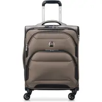 Delsey Valisette 'Sky Max' beige / noir / argent