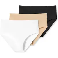 Schiesser Slip 'Uncover ' nude / noir / blanc