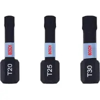 Bosch Pack 3 embouts de vissage 6 pans Torx IMPACT 2608522479 -