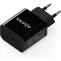 Aisens Chargeur mural Aisens A110-0538/ 1xUSB Type-C PD3.0/ 20W/ Noir