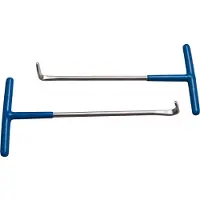 Bgs 8440 Jeu de crochets pour caoutchouc d'échappement, 2 pcs.