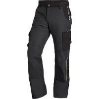 FHB Pantalon de travail BRUNO taille 54 anthracite/noir 65 % coton / 35 % PES (54)