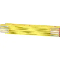 Ks Tools MĂštre pliant bois KS, L. 2 m - Jaune